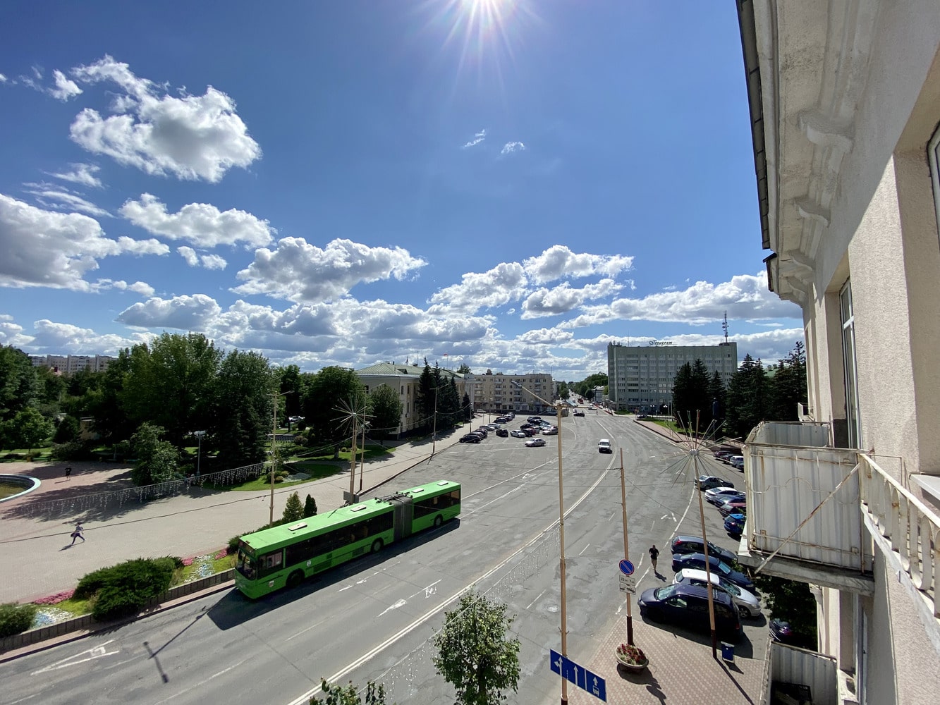 Вид из окна — Центр города